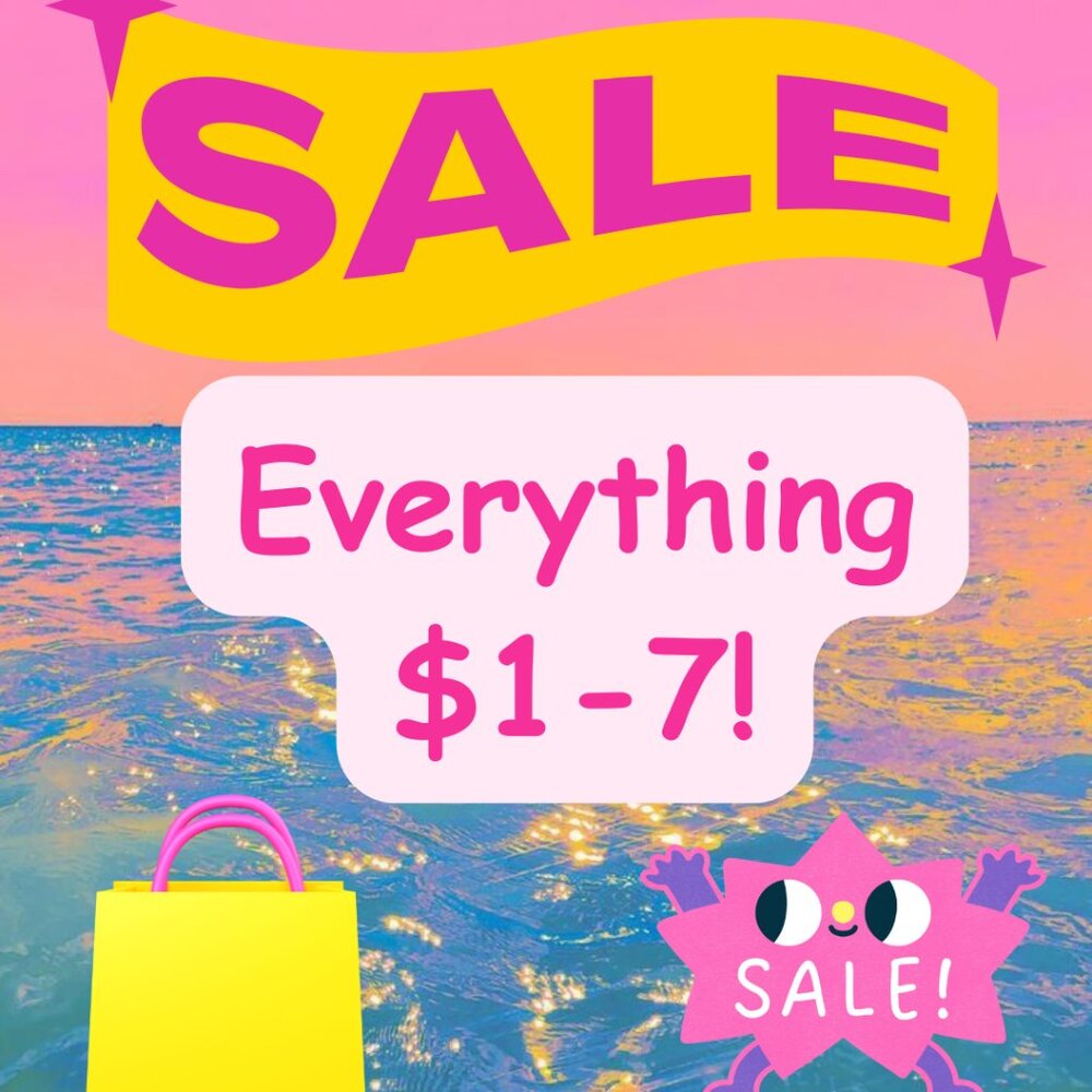 Everything in my closet is only $1-7! Closet closing soon!!!
